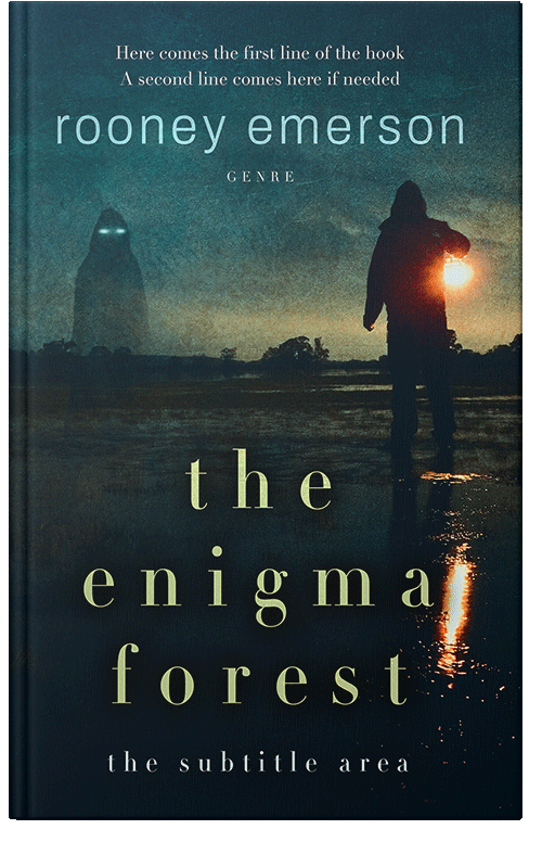 Front view of Premade Horror Book Cover - Firefly