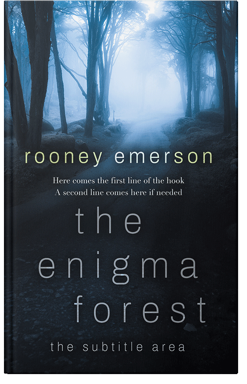 Front view of Premade Mystery & Thriller & Suspense Book Cover - Spindle