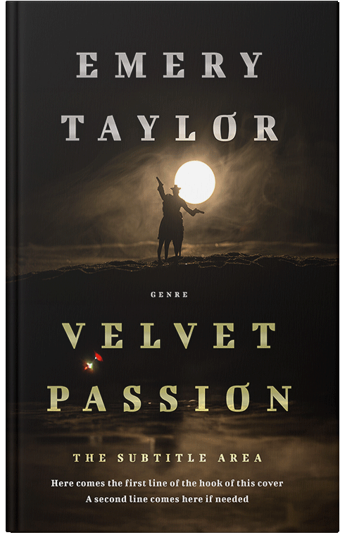 Front view of Premade Western Book Cover - Eternity