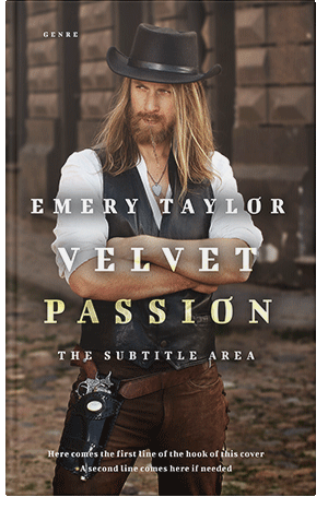 Pre Made Book Cover English Walnut