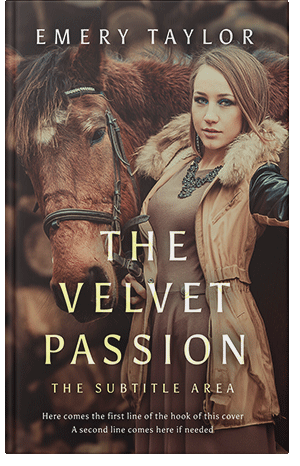 Pre Made Book Cover English Walnut