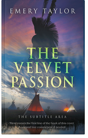 Pre Made Book Cover Comet