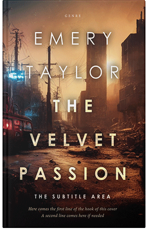 Pre Made Book Cover Tamarind