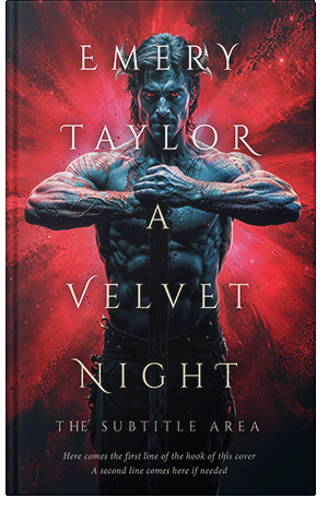 Pre Made Book Cover Chestnut Rose