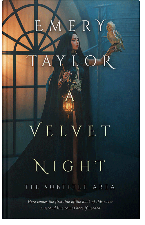 Front view of Premade Fantasy Book Cover - Aztec