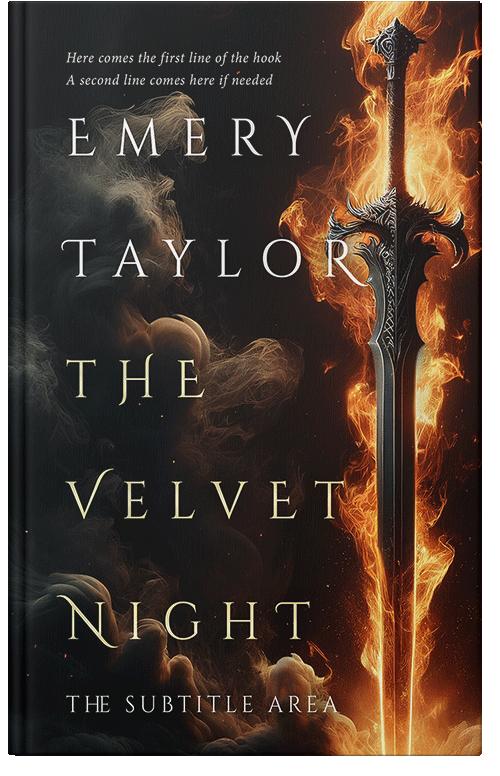 Front view of Premade Fantasy Book Cover - Tussock