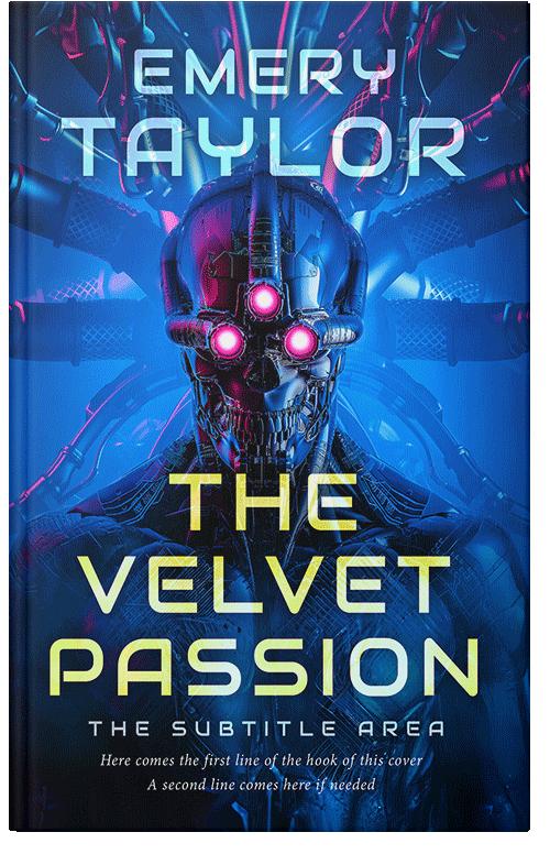 Front view of Premade Science Fiction Book Cover - Downriver