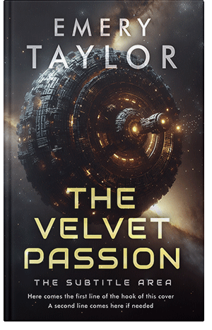 Pre Made Book Cover Thunder