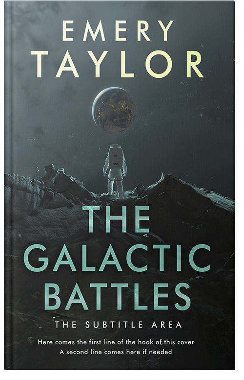 Front view of Premade Science Fiction Book Cover - Outer Space