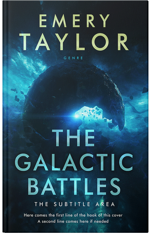 Front view of Premade Science Fiction Book Cover - Black Pearl