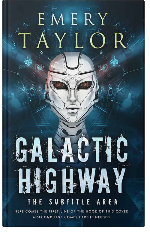 Front view of Premade Science Fiction Book Cover - Geyser