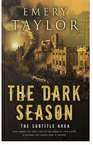 Pre Made Book Cover Turmeric