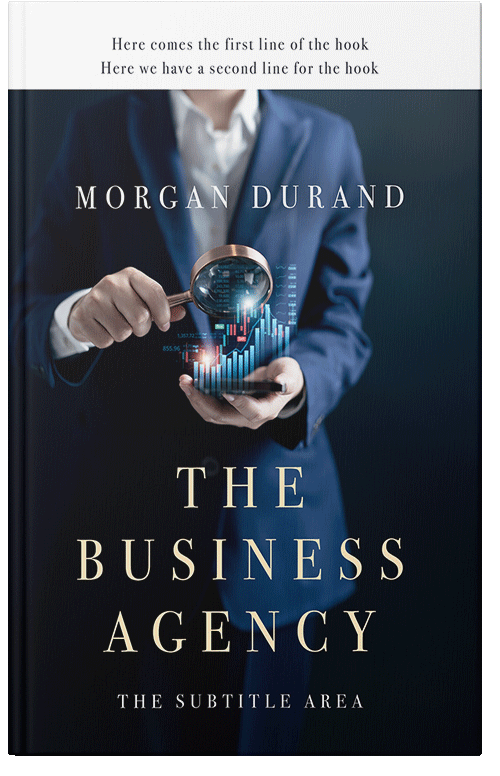 Front view of Premade Business Book Cover - Firefly