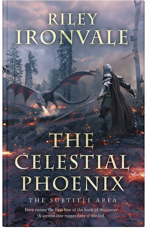 Front view of Premade Fantasy Book Cover - Tuna