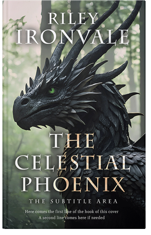 Front view of Premade Fantasy Book Cover - Outer Space