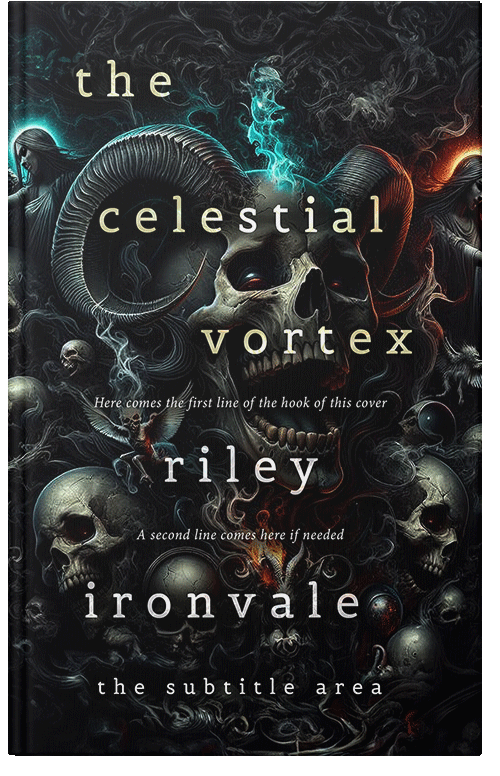 Front view of Premade Fantasy Book Cover - Woodsmoke