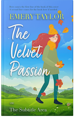 Pre Made Book Cover Picton Blue