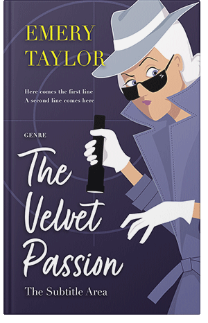 Pre Made Book Cover Martinique