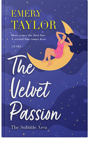 Premade Book Cover Chambray