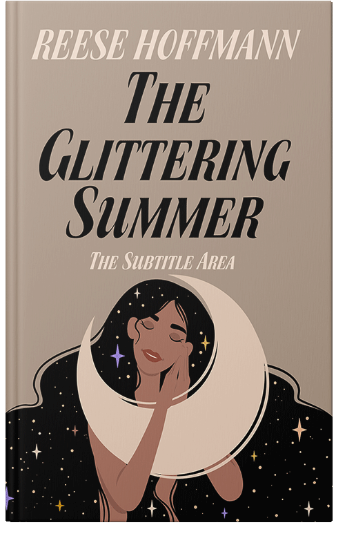 Front view of Premade Poetry Book Cover - Malta