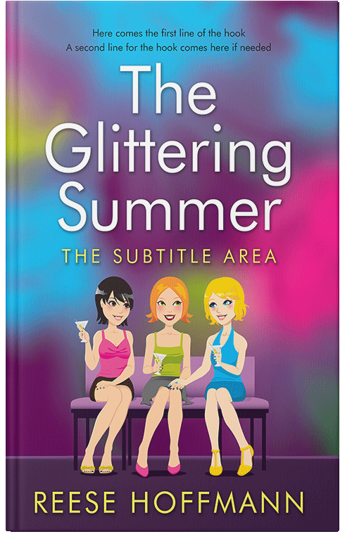 Front view of Premade Chick Lit Book Cover - Affair