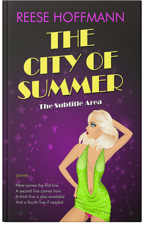 Front view of Premade Romance Book Cover - Livid Brown