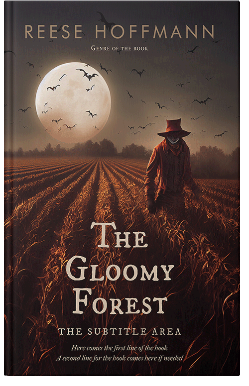 Front view of Premade Mystery & Thriller & Suspense Book Cover - Eclipse