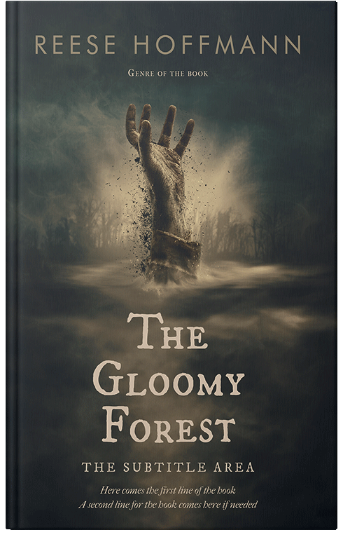 Front view of Premade Mystery & Thriller & Suspense Book Cover - Heavy Metal