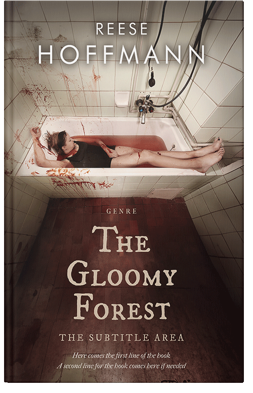 Front view of Premade Mystery & Thriller & Suspense Book Cover - Bistre