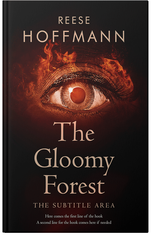 Front view of Premade Paranormal & Urban Book Cover - Fuzzy Wuzzy Brown