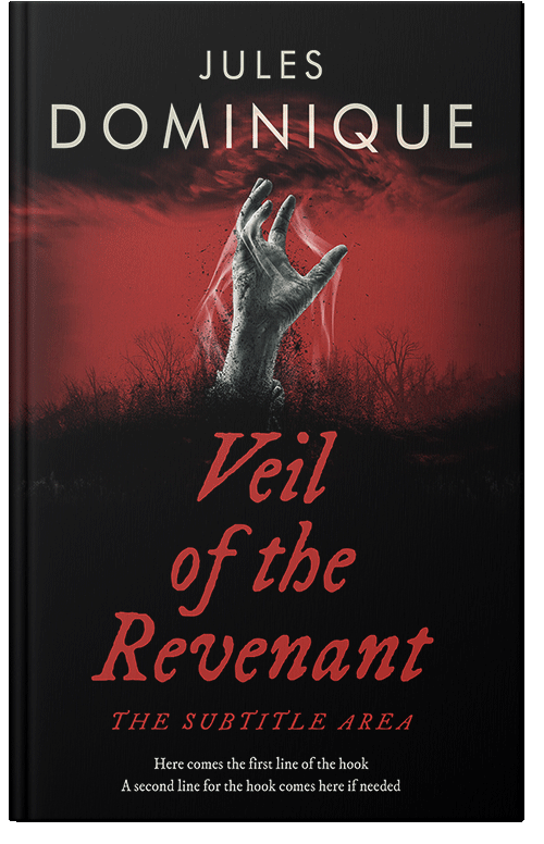 Front view of Premade Mystery & Thriller & Suspense Book Cover - Apple Blossom