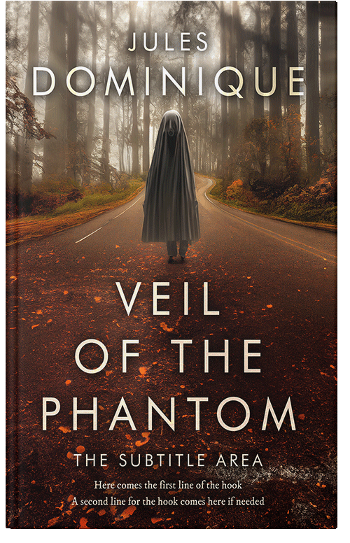 Front view of Premade Mystery & Thriller & Suspense Book Cover - Cocoa Bean