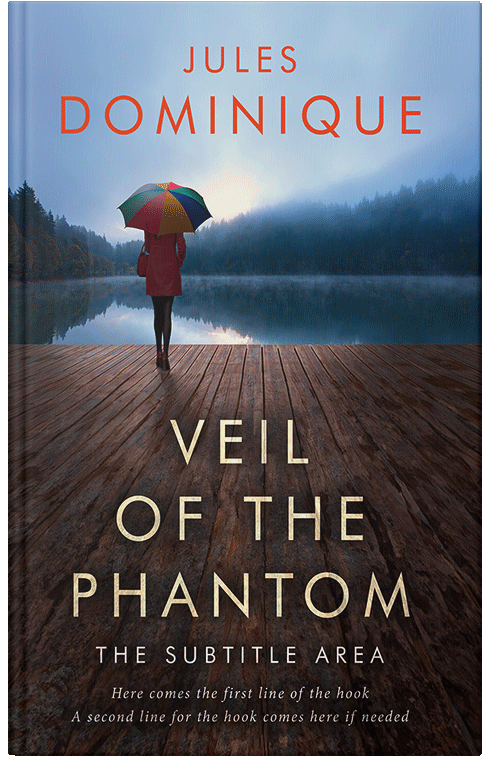 Front view of Premade Literary Fiction Book Cover - Thunder