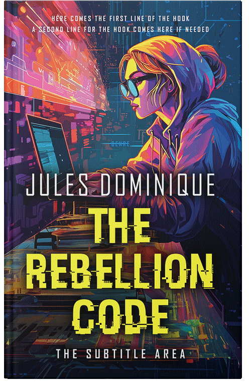 Front view of Premade Science Fiction Book Cover - Di Serria