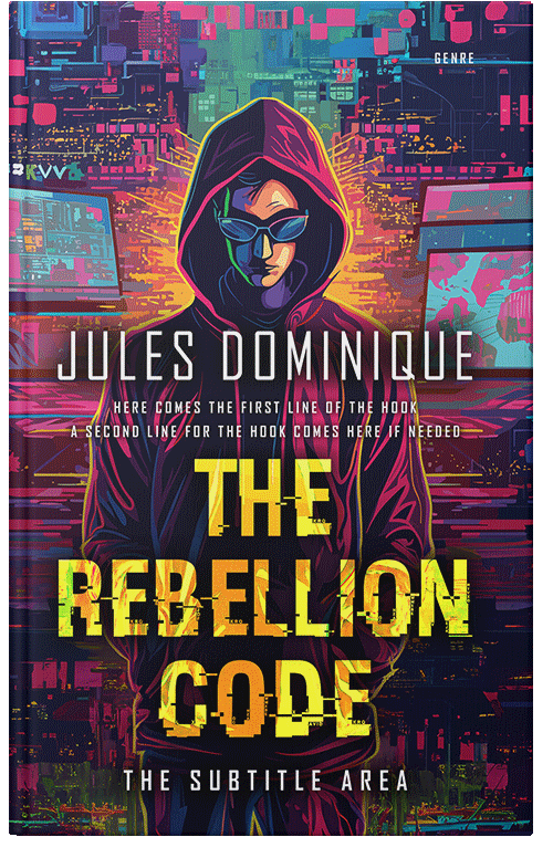 Front view of Premade Science Fiction Book Cover - Di Serria