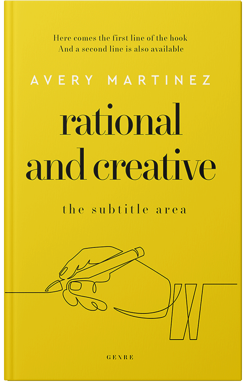 Front view of Premade Abstract Book Cover - Corn