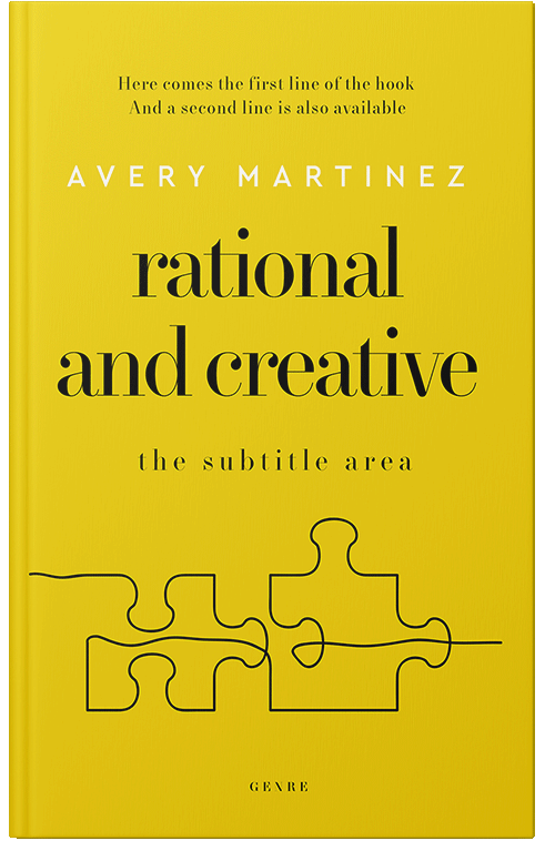 Front view of Premade Abstract Book Cover - Corn