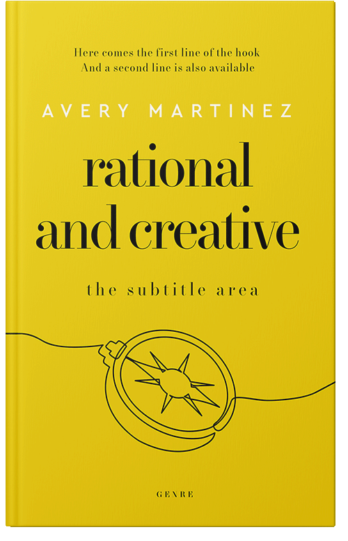 Front view of Premade Action & Adventure Book Cover - Corn