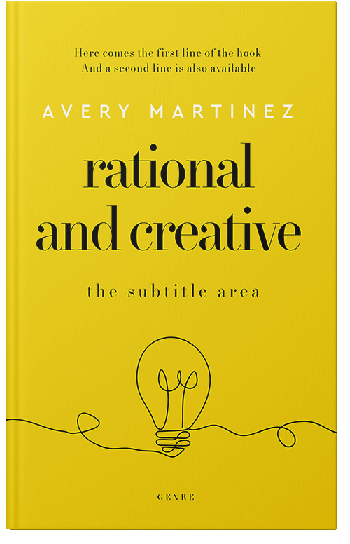 Front view of Premade Abstract Book Cover - Corn