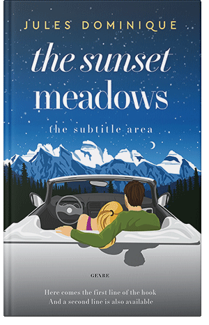 Pre Made Book Cover Blumine