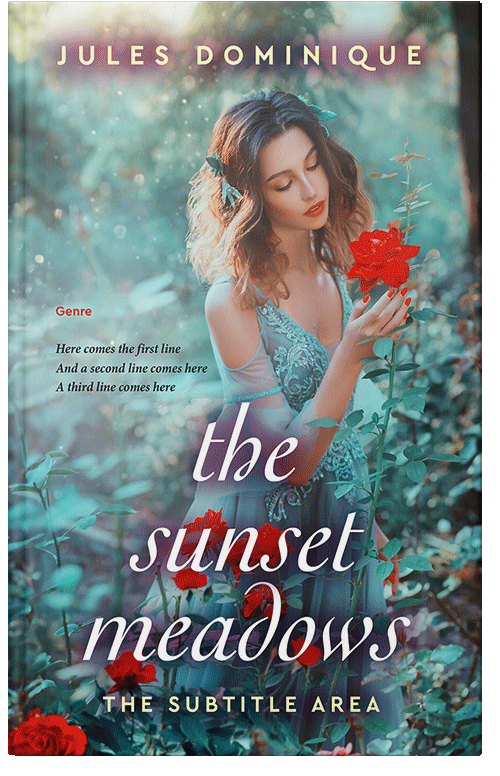 Front view of Premade Chick Lit Book Cover - Juniper