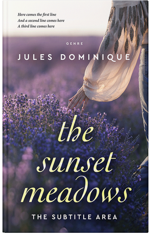 Front view of Premade Literary Fiction Book Cover - Martinique