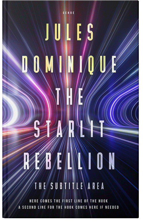 Front view of Premade Science Fiction Book Cover - Revolver