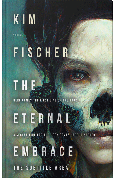 Front view of Premade Fantasy Book Cover - Coriander