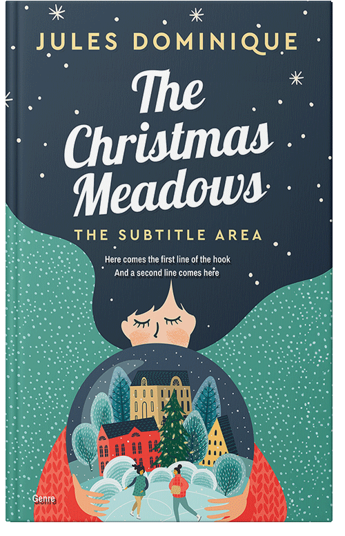 Front view of Premade Fantasy Book Cover - Blue Dianne