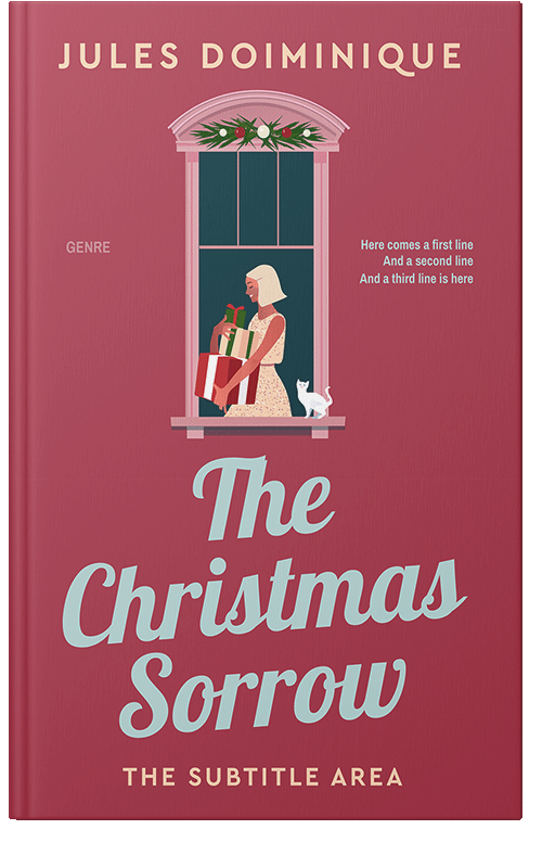 Front view of Premade Chick Lit Book Cover - Night Shadz