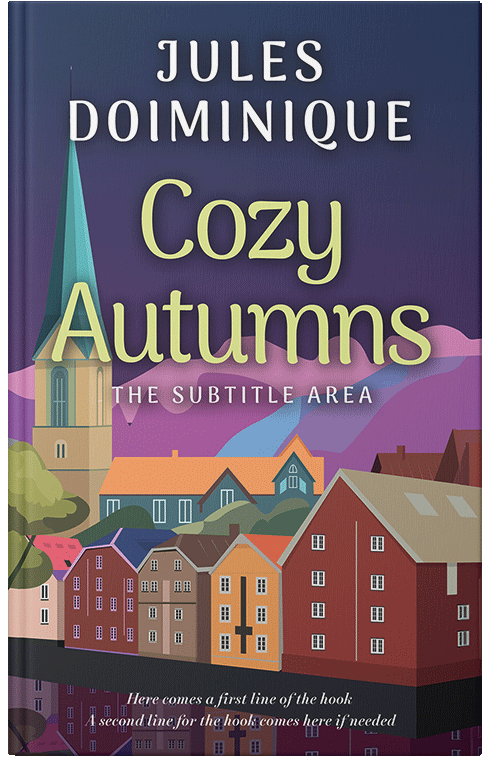 Front view of Premade Literary Fiction Book Cover - Martinique