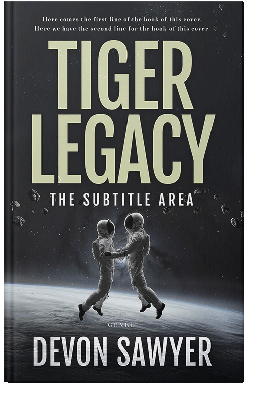 Front view of Premade Science Fiction Book Cover - Foggy Gray