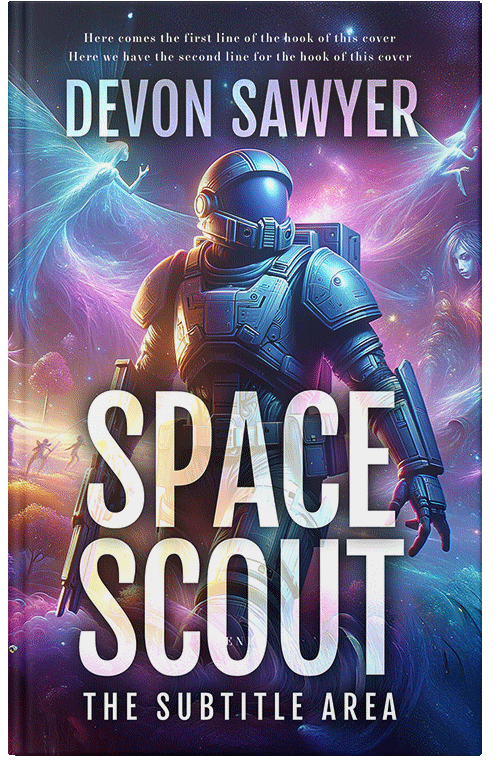 Front view of Premade Science Fiction Book Cover - Maverick