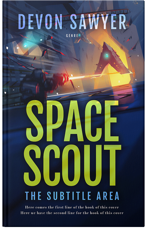 Front view of Premade Science Fiction Book Cover - Big Stone